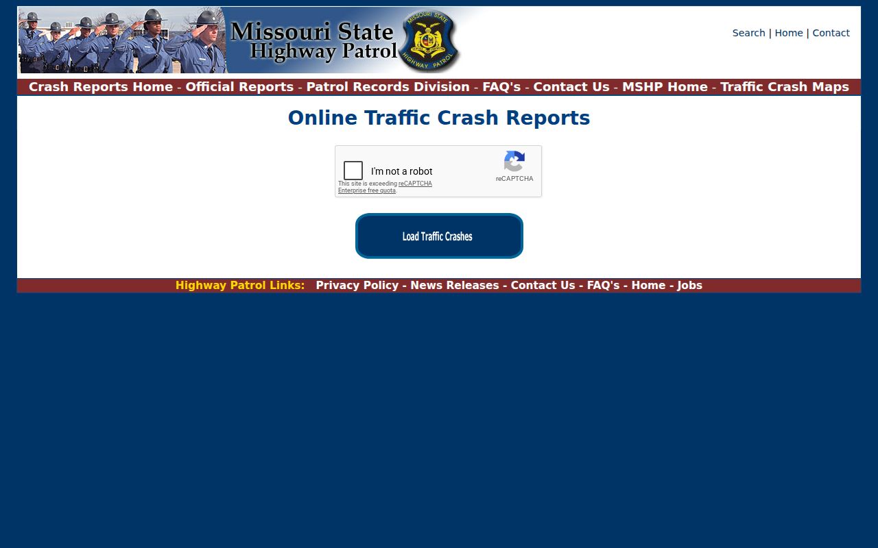 Laclede County Patrol report search separate from arrest records